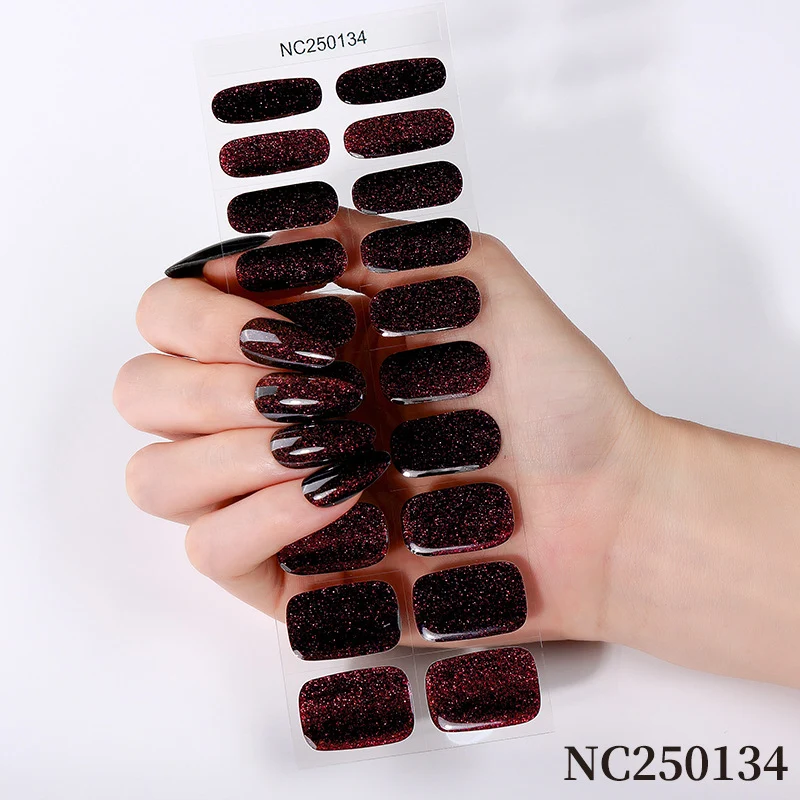 Glamorous Glitzernde Nagel-Wraps
