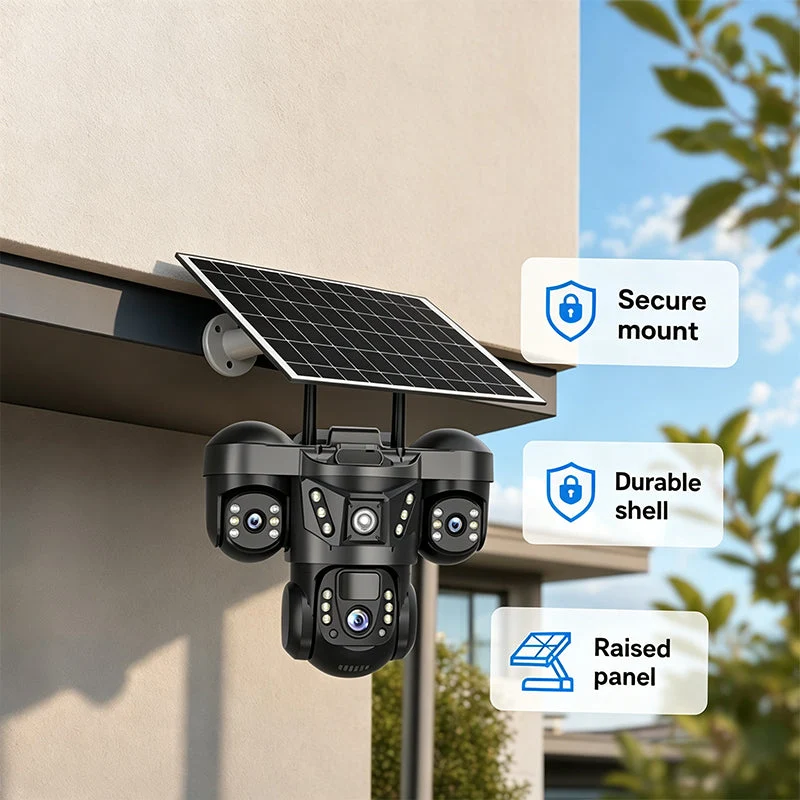 🔥50 % Rabatt! Solar-Überwachungskamera Außen 360° – Kein Stromkabel, volle Sicht! 📷 Überall montierbar, sieht auch nachts, IP67 regenfest ☀️ Limitiertes Angebot ⏳