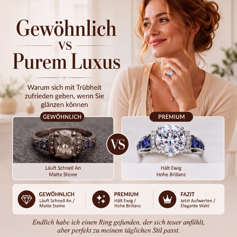 💍 50% RABATT! ✨ Eleganter Cocktailring aus Zirkonia – Funkelnd, luxuriös & zeitlos – Perfekt für besondere Anlässe & den täglichen Glamour 🌟