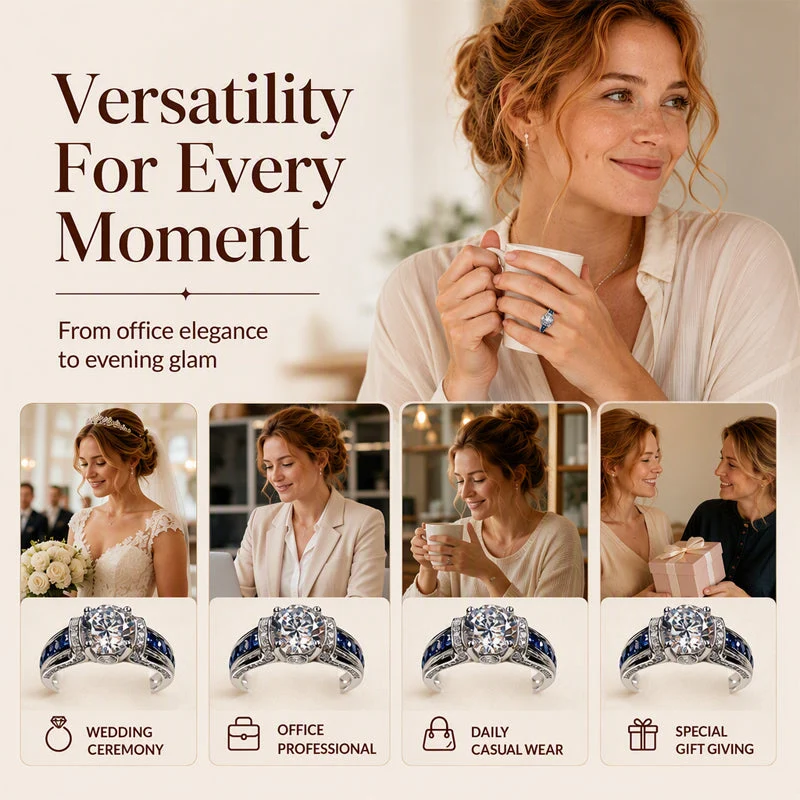 💍 50% RABATT! ✨ Eleganter Cocktailring aus Zirkonia – Funkelnd, luxuriös & zeitlos – Perfekt für besondere Anlässe & den täglichen Glamour 🌟