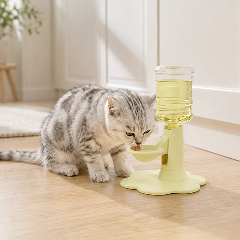 🐱 50% RABATT! 💧 Katzenwasserbrunnen mit verstellbarer Halswirbelsäule – 3-stufig höhenverstellbar, rutschfest & automatische Nachfüllung – Für gesundes Trinken & mehr Komfort ✨