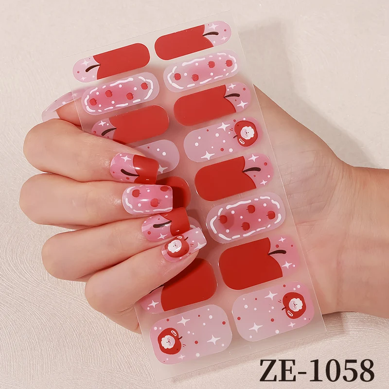 Blumen Design Nagelkunst Wraps