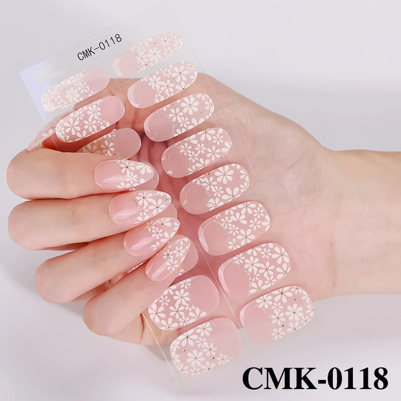 Elegante Ombre-Nagelsticker