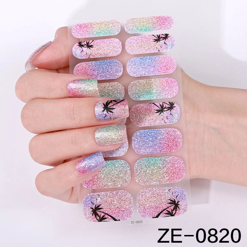 Elegante Nagelkunst Aufkleber