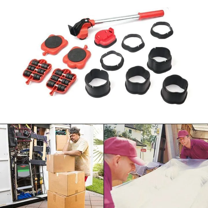 🏠🔧 50% RABATT! Schwerlast-Möbelaufzug & Umzugsset – Hebekissen + Hebelstangen, rutschfest & bodenschonend – Bis XX kg heben, ideal für Möbelrücken & Umzug ✨