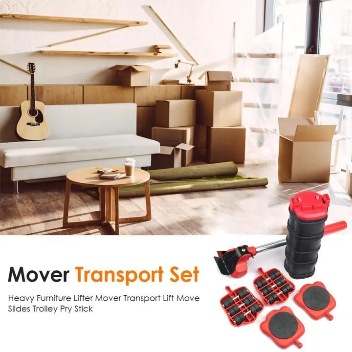 🏠🔧 50% RABATT! Schwerlast-Möbelaufzug & Umzugsset – Hebekissen + Hebelstangen, rutschfest & bodenschonend – Bis XX kg heben, ideal für Möbelrücken & Umzug ✨