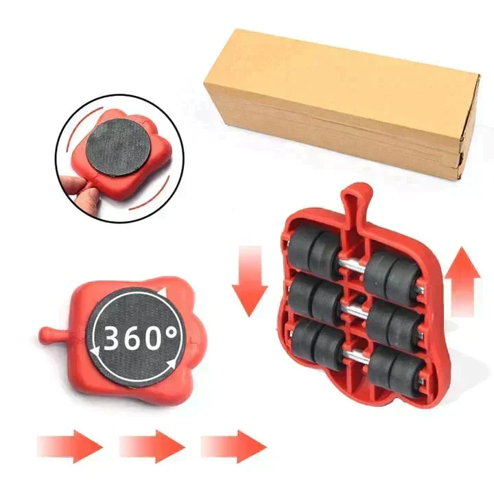 🏠🔧 50% RABATT! Schwerlast-Möbelaufzug & Umzugsset – Hebekissen + Hebelstangen, rutschfest & bodenschonend – Bis XX kg heben, ideal für Möbelrücken & Umzug ✨