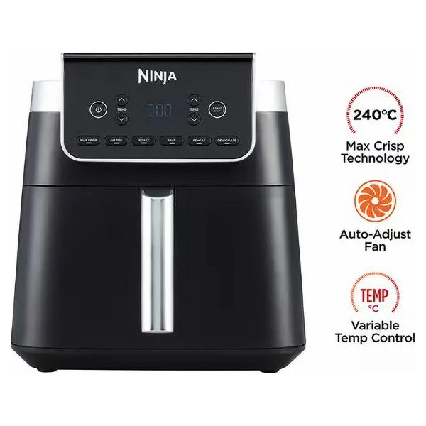 Ninja Max Pro 6.2L 2000W Heißluftfritteuse - Schwarz | AF180UK