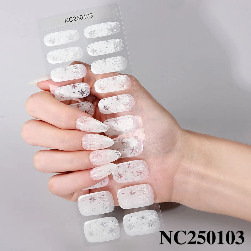 Elegante Blumenmuster Nagelwraps