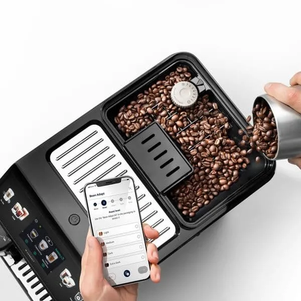 DeLonghi Eletta Explore Bean to Cup Kaffeemaschine mit Cold Brew Technology - Titan | ECAM450.86.T