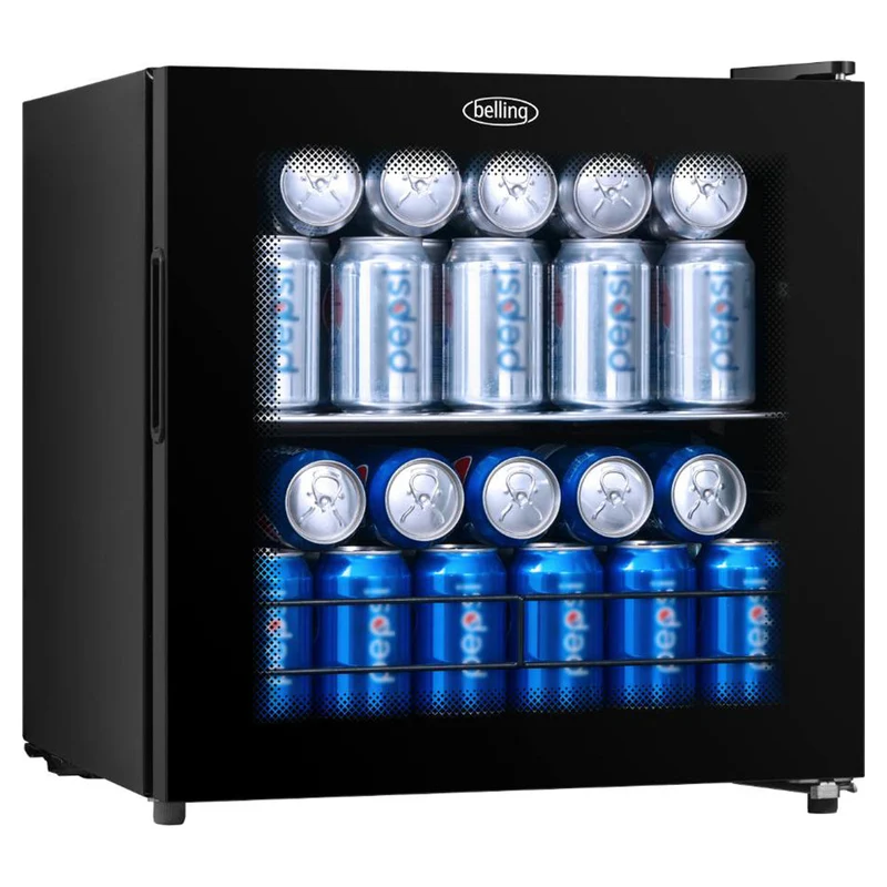 Belling 44L freistehend Tabletop Drinks Cooler Kühlschrank - Schwarz | BDC44BK