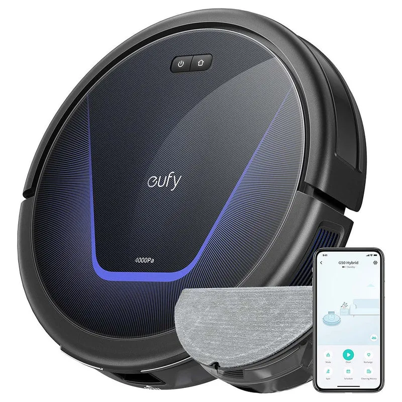 Eufy G50 Hybrid Robot Staubsauger - Schwarz | T2212V11
