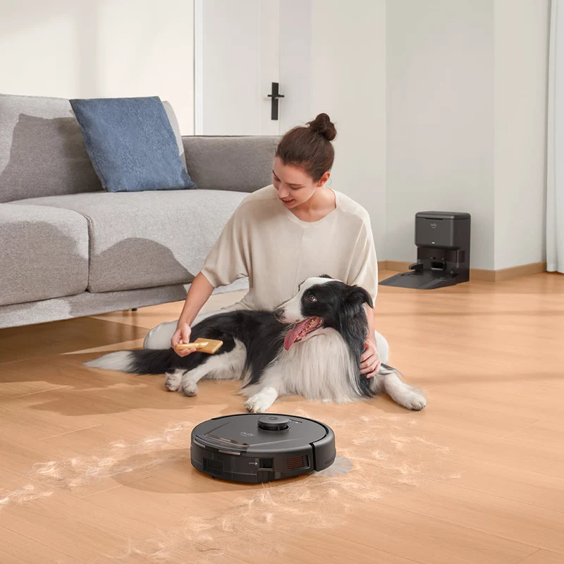 Eufy L60 Hybrid Robot Staubsauger - Schwarz | T2268V11