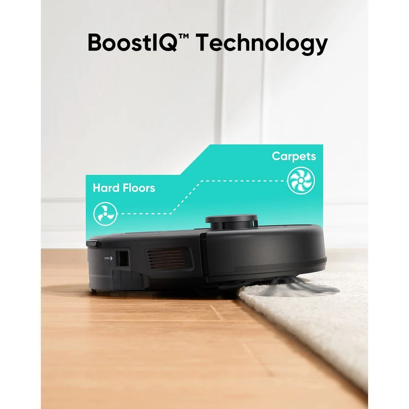 Eufy L60 Hybrid Robot Staubsauger - Schwarz | T2268V11