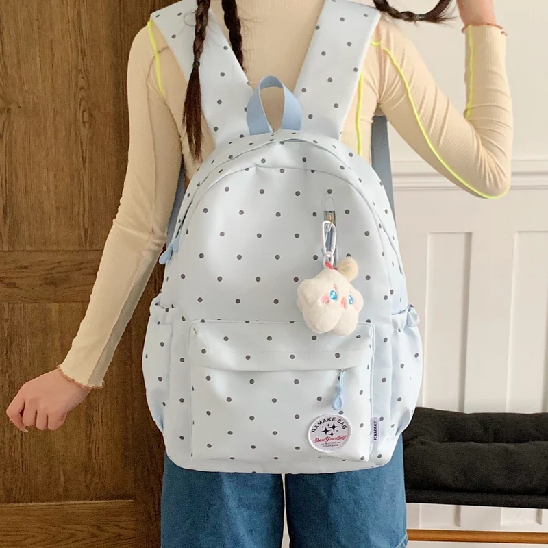 Polka Dot Student Rucksack Karnz
