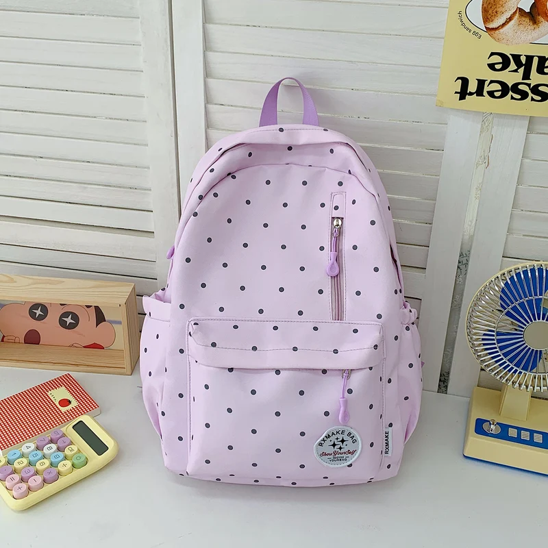 Polka Dot Student Rucksack Karnz