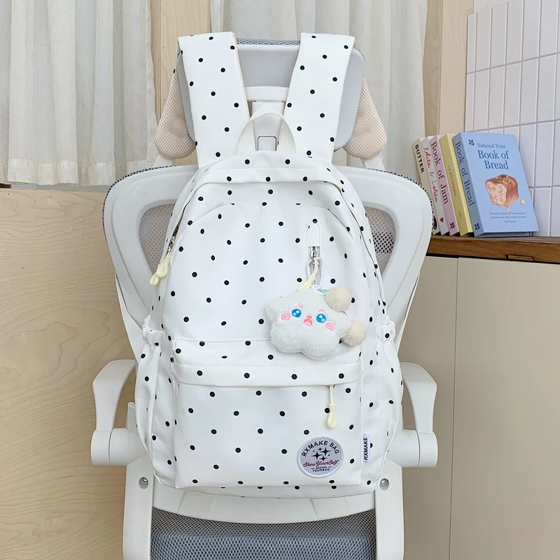 Polka Dot Student Rucksack Karnz