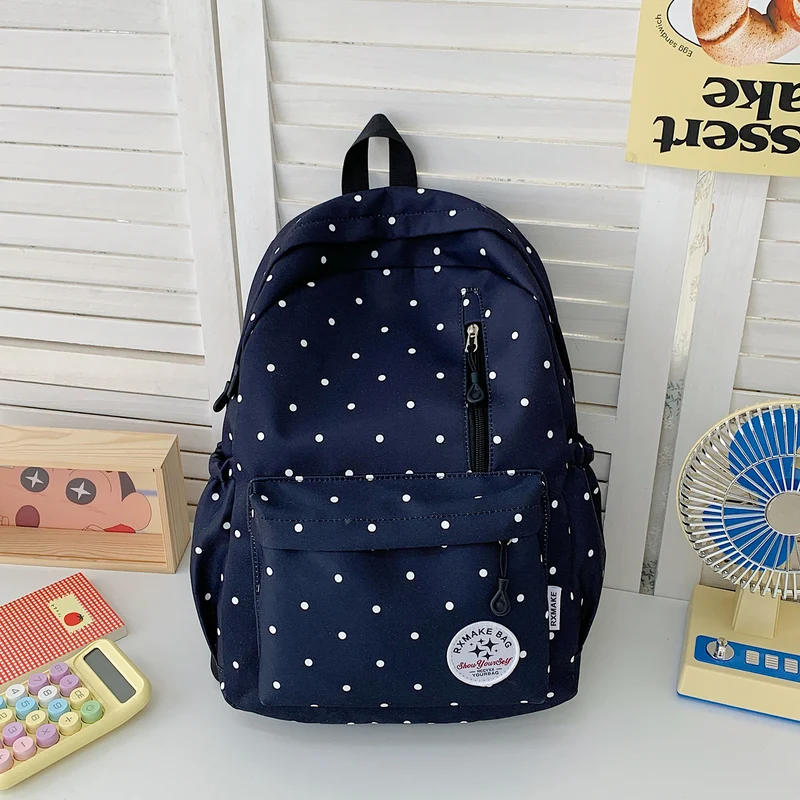 Polka Dot Student Rucksack Karnz