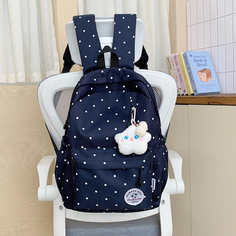 Polka Dot Student Rucksack Karnz