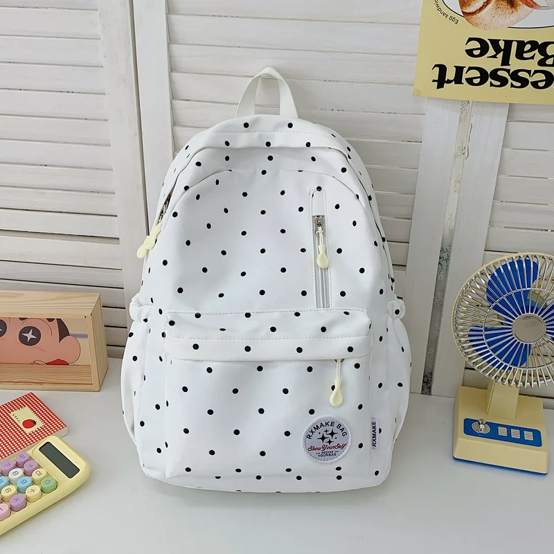 Polka Dot Student Rucksack Karnz