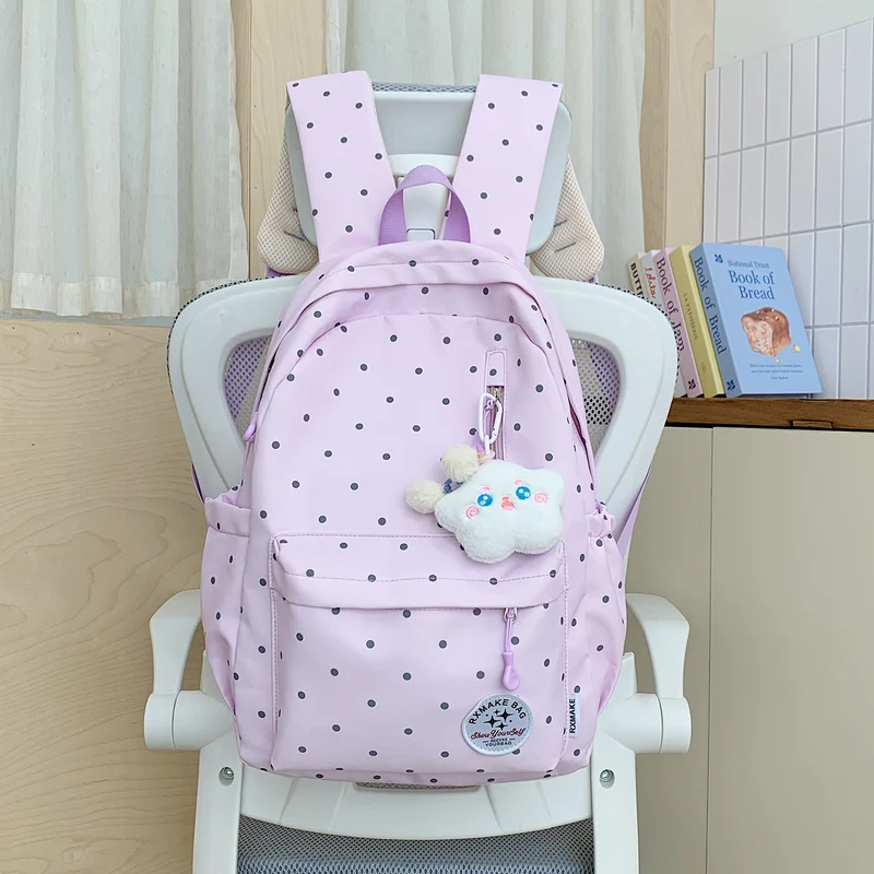Polka Dot Student Rucksack Karnz