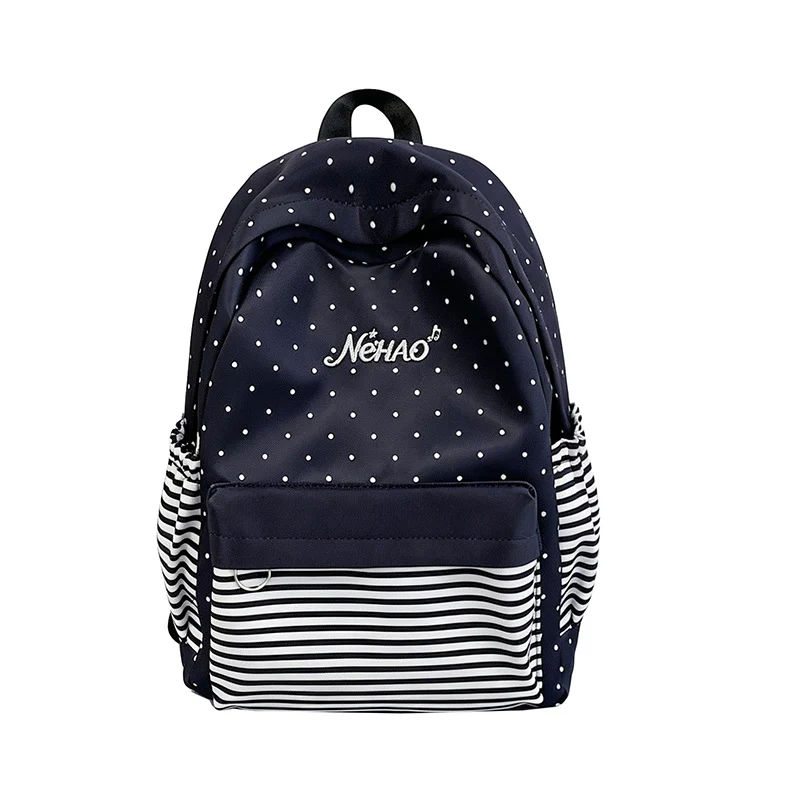Polka-Dots-Print Freizeit-Rucksack Karnz