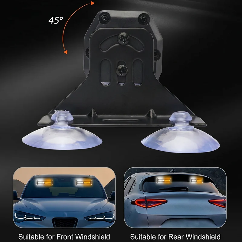 🚨 50% RABATT! 💡 Hochsichtbare LED-Blitzleiste – Warnblinklicht mit Stroboskop-Funktion – Ideal für Baustellen, Pannenhilfe & Sicherheit auf der Straße 🚧