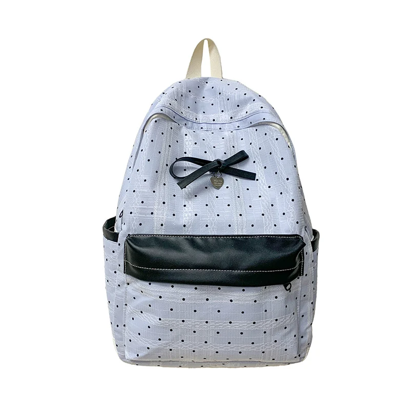 Punkte gemustertes Mini-Rucksack Karnz