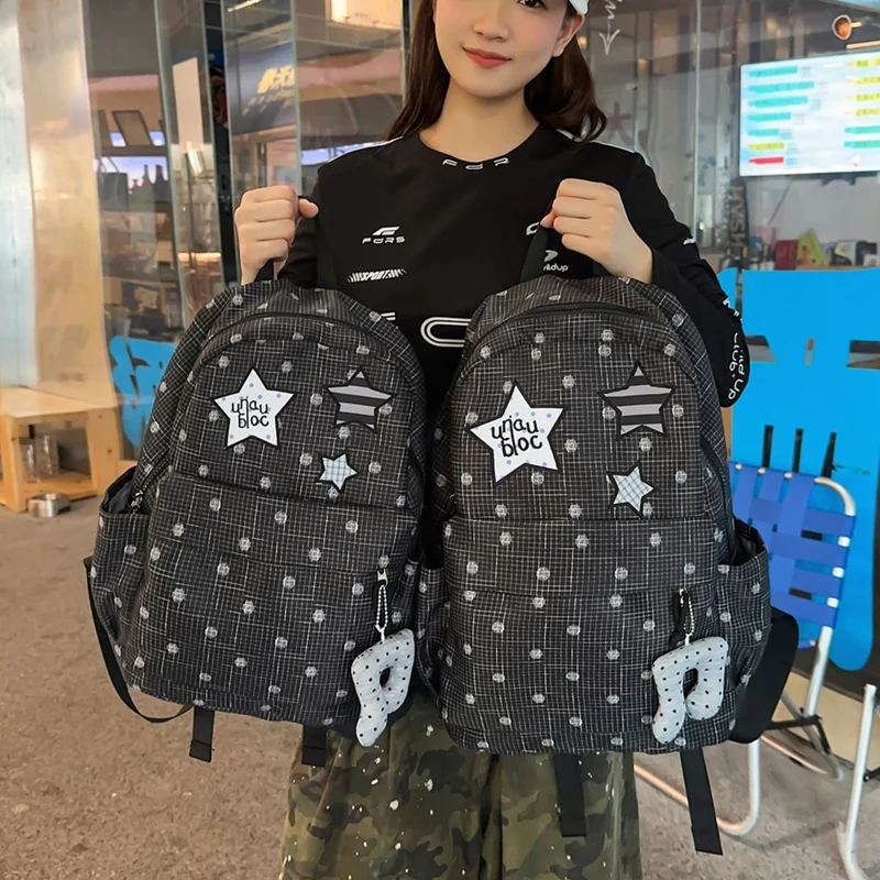 Polka-Dots-Musterer Casual Rucksack Karnz