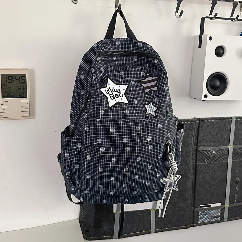 Polka-Dots-Musterer Casual Rucksack Karnz