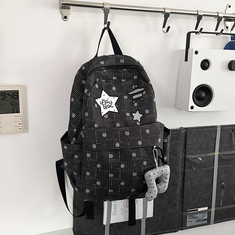 Polka-Dots-Musterer Casual Rucksack Karnz