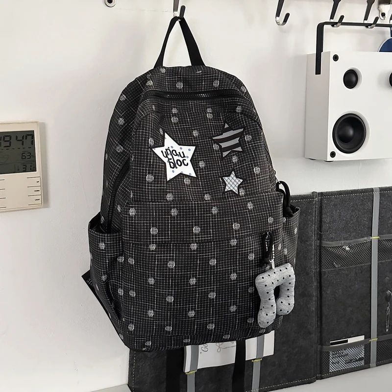 Polka-Dots-Musterer Casual Rucksack Karnz