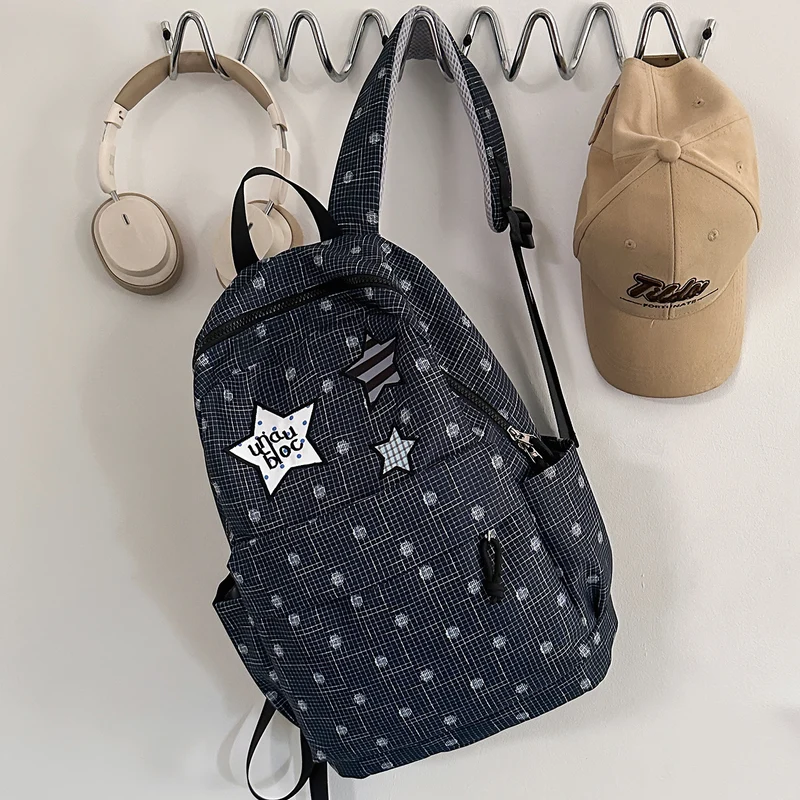 Polka-Dots-Musterer Casual Rucksack Karnz