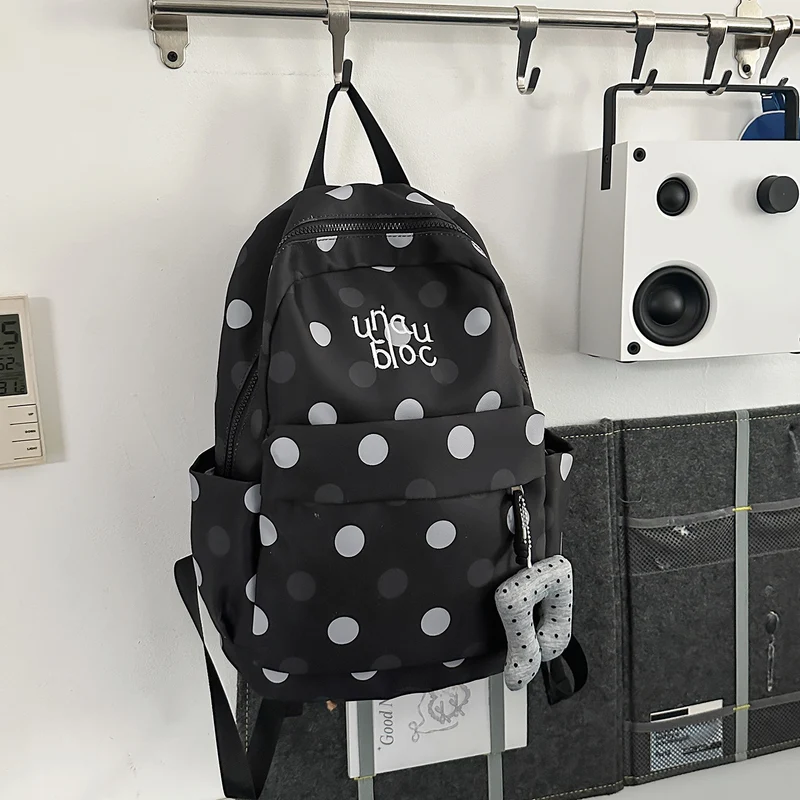 Polka-Dots-Musterer Casual Rucksack Karnz