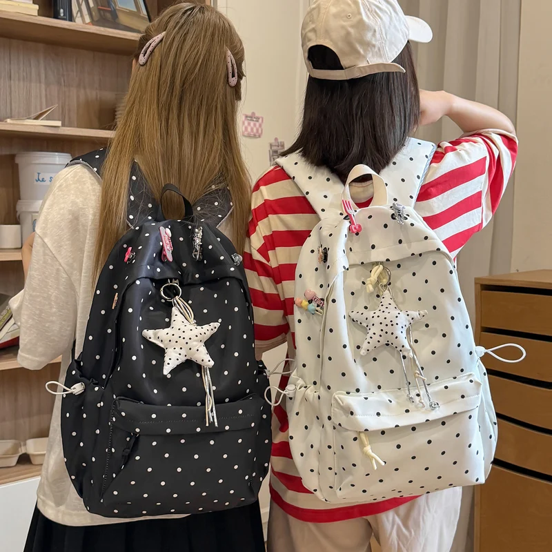 Polka Dot Leichter Rucksack Karnz