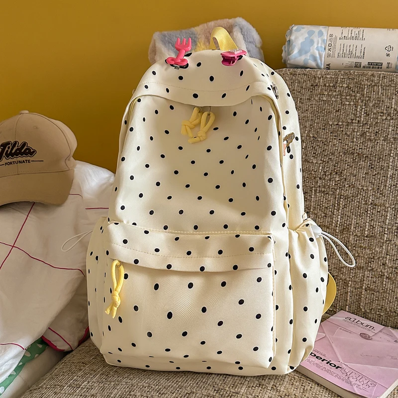 Polka Dot Leichter Rucksack Karnz