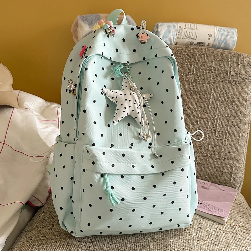 Polka Dot Leichter Rucksack Karnz