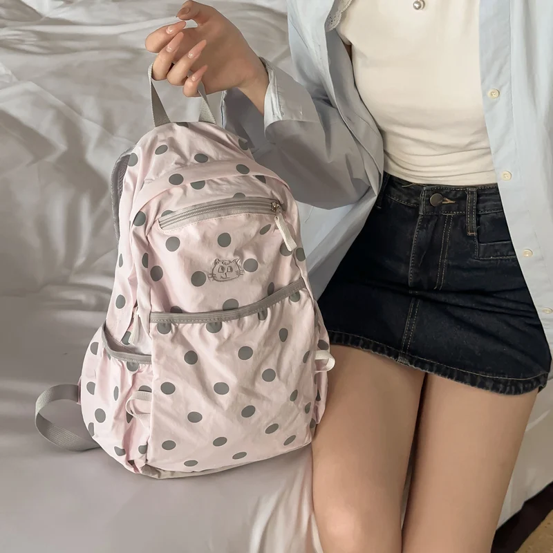 Polka Dot Design Lässiger Rucksack Karnz