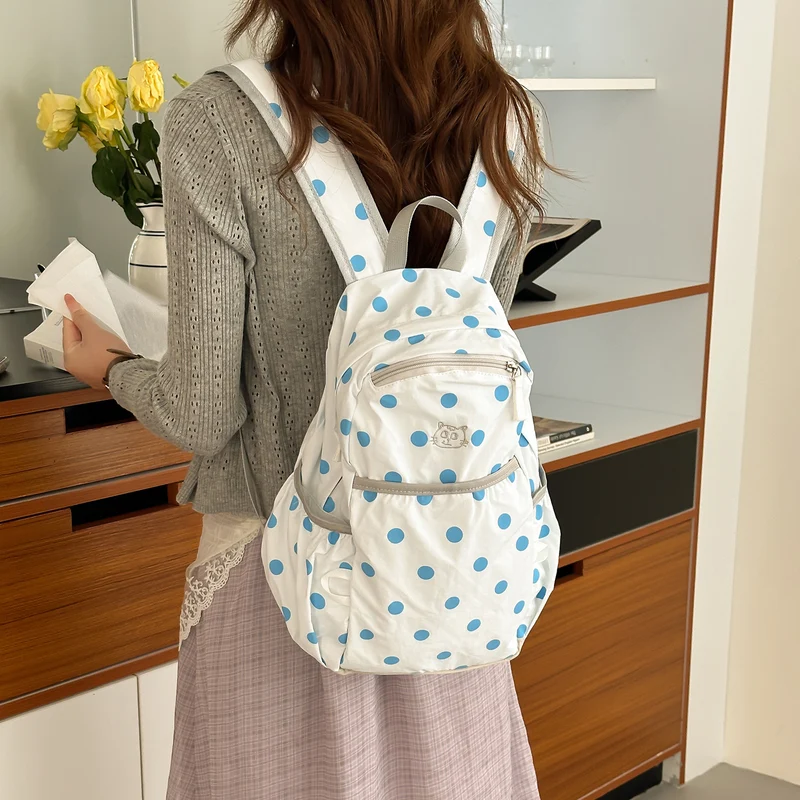 Polka Dot Design Lässiger Rucksack Karnz