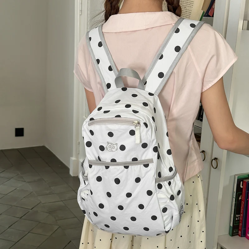 Polka Dot Design Lässiger Rucksack Karnz