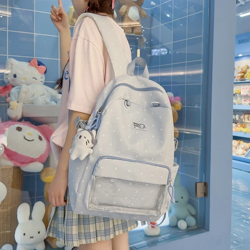 Polka-Dots-Design-Rucksack Karnz