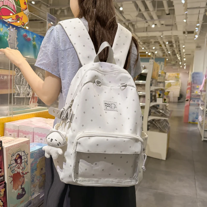 Polka-Dots-Design-Rucksack Karnz