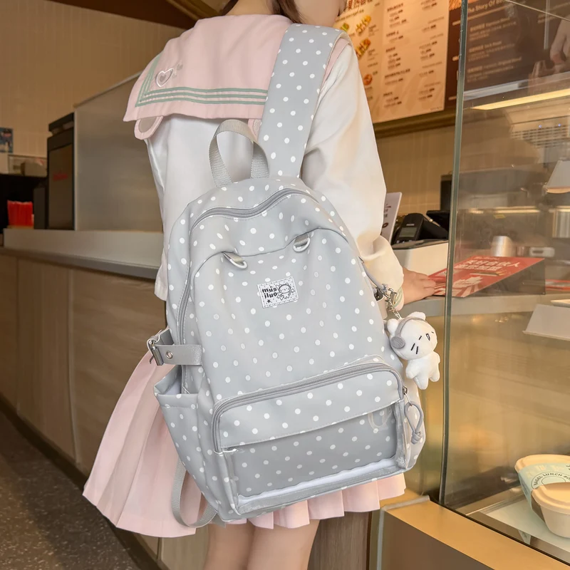 Polka-Dots-Design-Rucksack Karnz