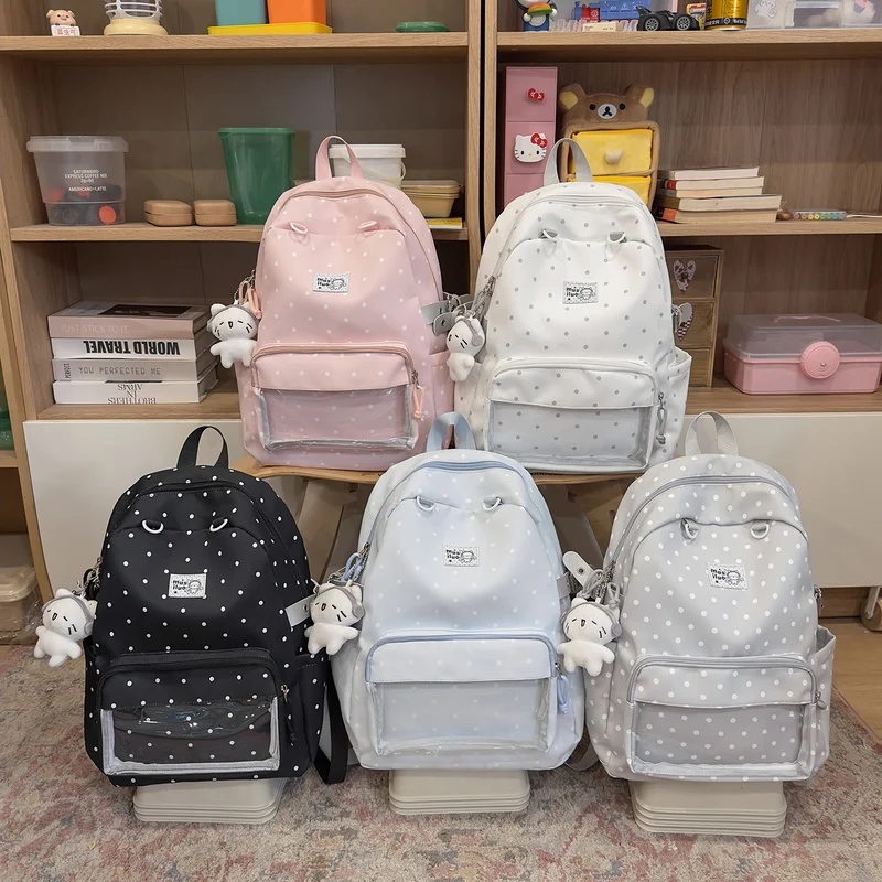 Polka-Dots-Design-Rucksack Karnz