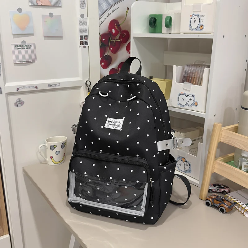Polka-Dots-Design-Rucksack Karnz
