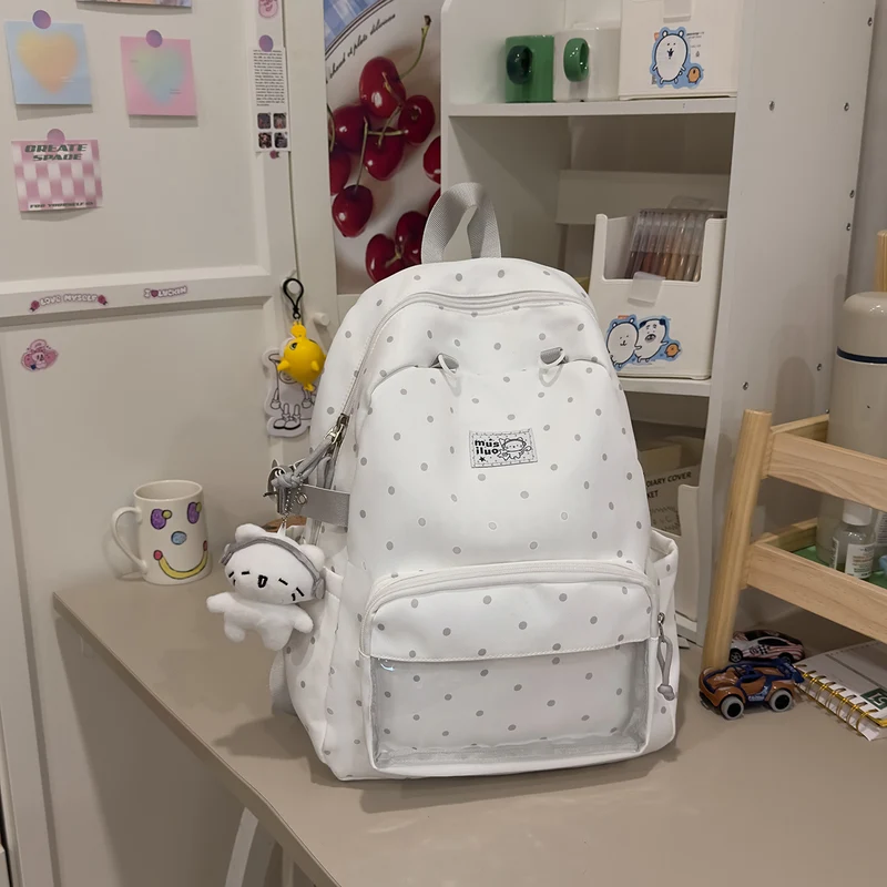 Polka-Dots-Design-Rucksack Karnz