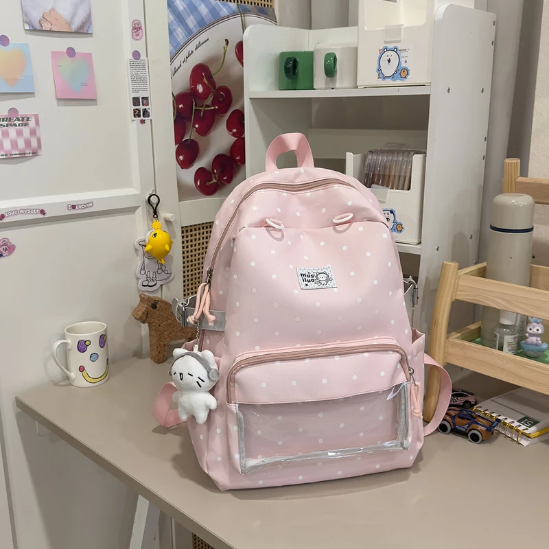 Polka-Dots-Design-Rucksack Karnz