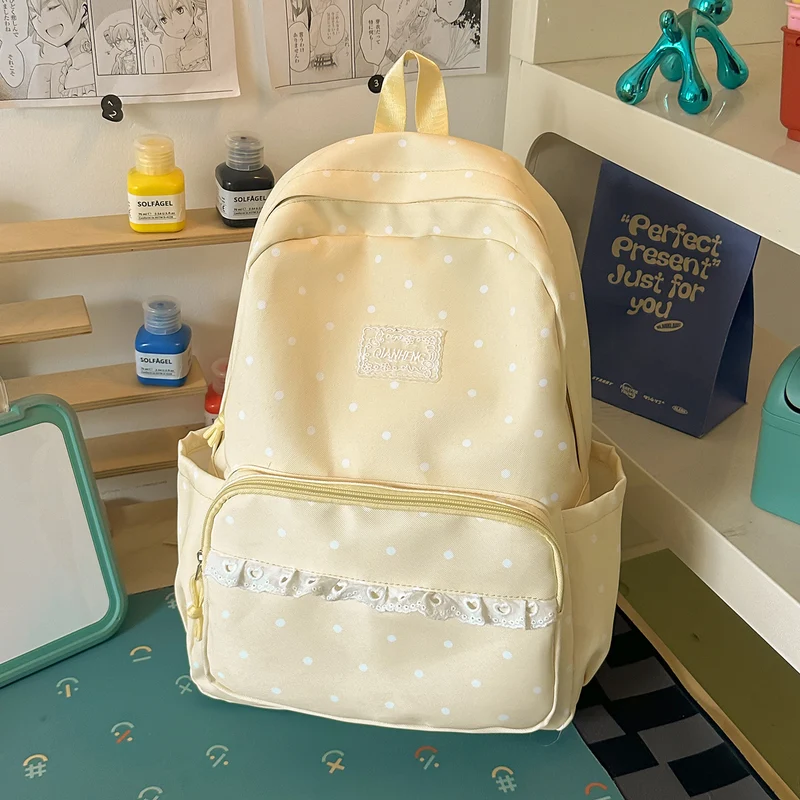 Polka Dot Dekorative Rucksack Karnz
