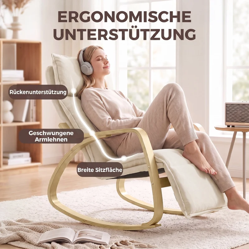 Schaukelstuhl Verstellbar Stuhl Möbel Schaukel