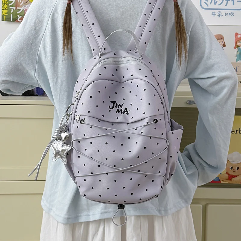 Polka Dot Freizeit Rucksack Karnz 1791205839